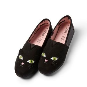 TOMS Glow-in-the-dark Black Cat Alpargatas
